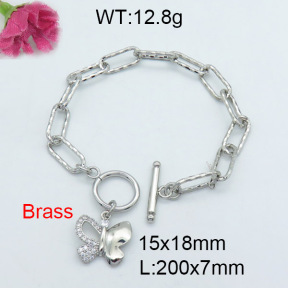 Fashion Brass Bracelet  F3B403837vhha-J22