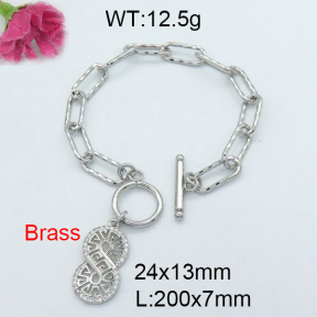 Fashion Brass Bracelet  F3B403843vhha-J22