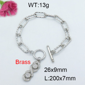 Fashion Brass Bracelet  F3B403849vhha-J22