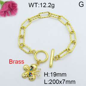 Fashion Brass Bracelet  F3B403851vhha-J22