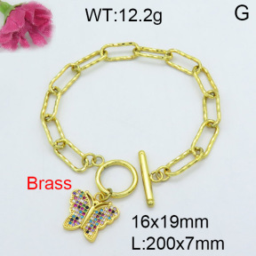 Fashion Brass Bracelet  F3B403855vhha-J22