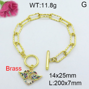 Fashion Brass Bracelet  F3B403866vhha-J22
