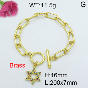 Fashion Brass Bracelet  F3B403873vhha-J22