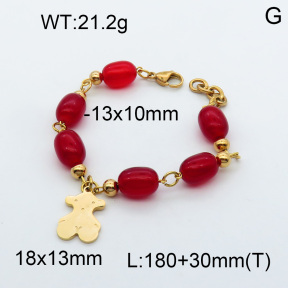 SS Bear Bracelets  TB3001455vbpb-685