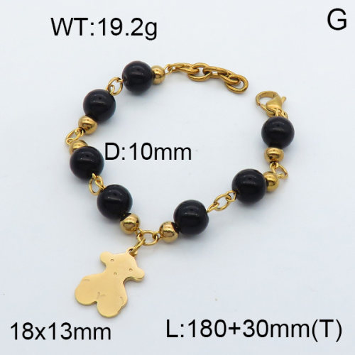 SS Bear Bracelets  TB3001456vbpb-685