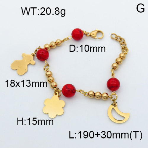 SS Bear Bracelets  TB3001458vbpb-685