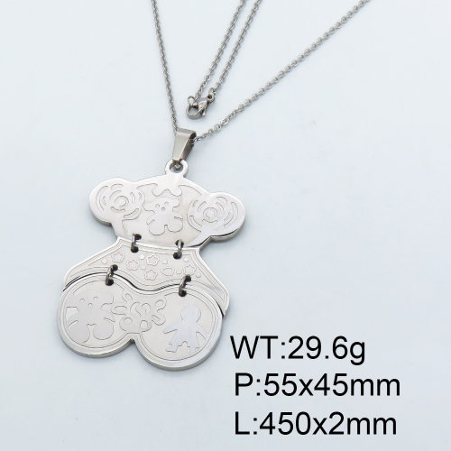 SS Bear Necklaces  TN3001042ahjb-722