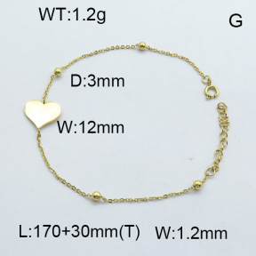 SS Bracelet  3B2002869vbmb-341