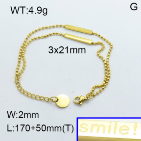 SS Bracelet  3B2002905ahlv-723
