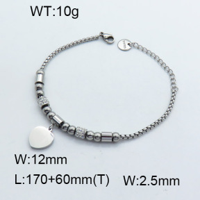 SS Bracelet  3B4002406bbov-341