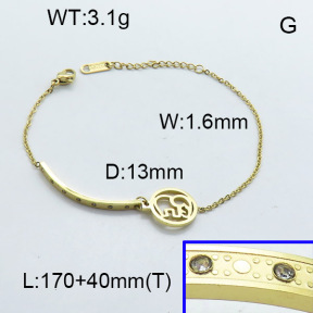 SS Bracelet  3B4002407vbmb-341