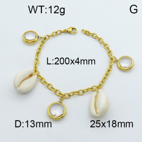 SS Bracelet  3B4002468bbov-355