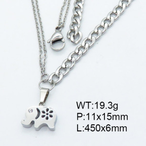 SS Necklace  3N4001509abol-706