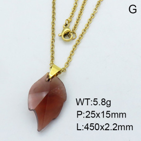 SS Necklace  3N4001515aajl-355