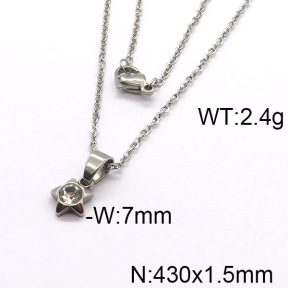SS Necklace  6N4003152ablb-226