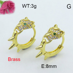 Fashion Brass Earrings  F3E402012vhkb-J40