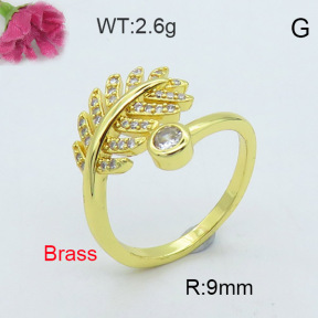 Fashion Brass Ring  F3R400318bhva-J40