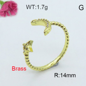 Fashion Brass Ring  F3R400319bhva-J40
