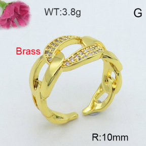 Fashion Brass Ring  F3R400322vhha-J40