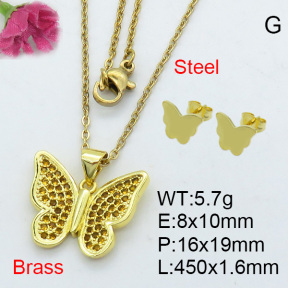 Fashion Brass Sets  F3S006731vbnl-J72