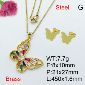 Fashion Brass Sets  F3S006739vbpb-J72