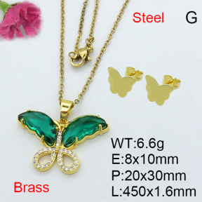 Fashion Brass Sets  F3S006743bbov-J72