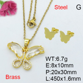 Fashion Brass Sets  F3S006744bbov-J72