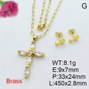 Fashion Brass Sets  F3S006768vbpb-J72