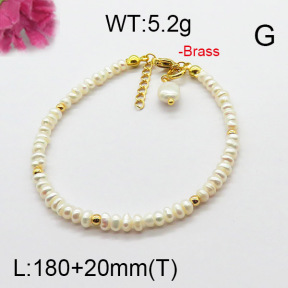 Fashion Brass Bracelet  F6B300475vhov-J123
