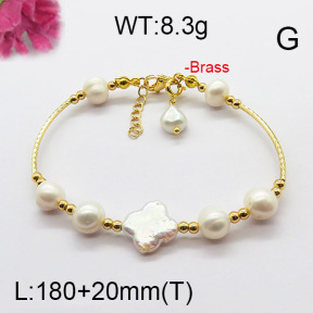 Fashion Brass Bracelet  F6B300476aivb-J123