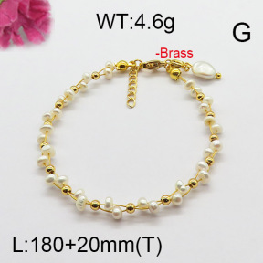 Fashion Brass Bracelet  F6B300477vhov-J123