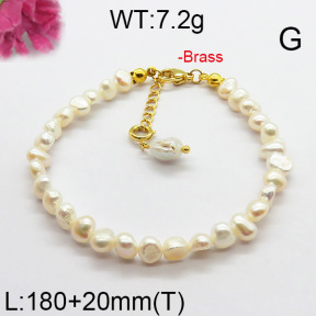 Fashion Brass Bracelet  F6B300485vhov-J123