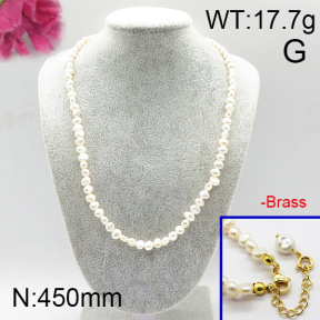 Fashion Brass Necklace  F6N300161ajvb-J123