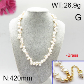 Fashion Brass Necklace  F6N300162bnlb-J123