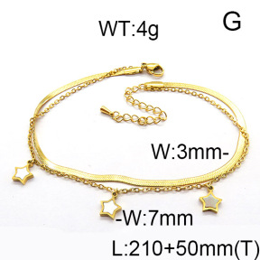 SS Bracelet  6B3001475bhva-669