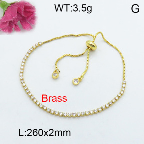 Fashion Brass Bracelet  F3B403878vbnb-J119