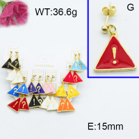 Fashion Brass Earrings  F3E300944vhmv-K01