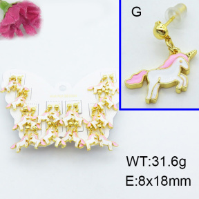 Fashion Brass Earrings  F3E300945vhmv-K01