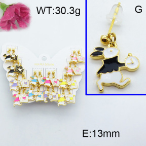 Fashion Brass Earrings  F3E300947vhmv-K01