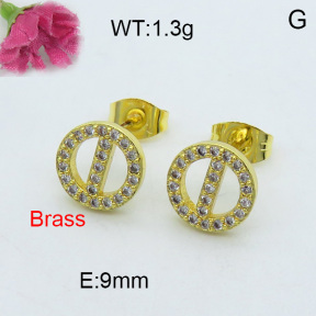 Fashion Brass Earrings  F3E402020ablb-J119