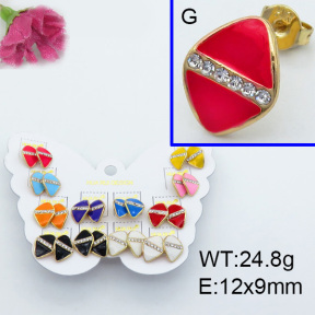 Fashion Brass Earrings  F3E402038vhmv-K01