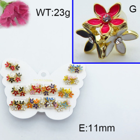 Fashion Brass Earrings  F3E402041vhmv-K01