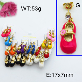 Fashion Brass Earrings  F3E402042vhmv-K01