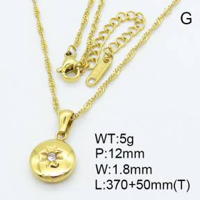 SS Necklace  3N4001540vbpb-066