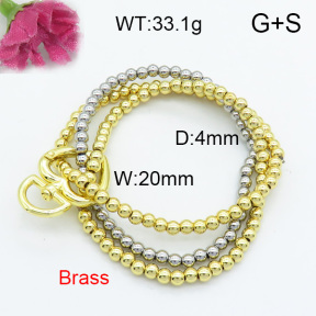 Fashion Brass Bracelet  F3B200044bhia-L017