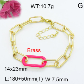 Fashion Brass Bracelet  F3B300194vbnb-L017