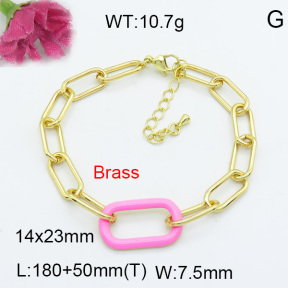 Fashion Brass Bracelet  F3B300198vbnb-L017