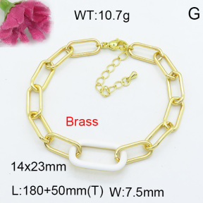 Fashion Brass Bracelet  F3B300200vbnb-L017