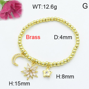 Fashion Brass Bracelet  F3B403895bhia-L017