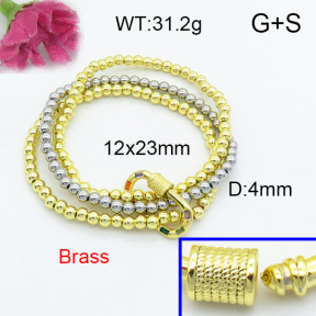 Fashion Brass Bracelet  F3B403905ahlv-L017